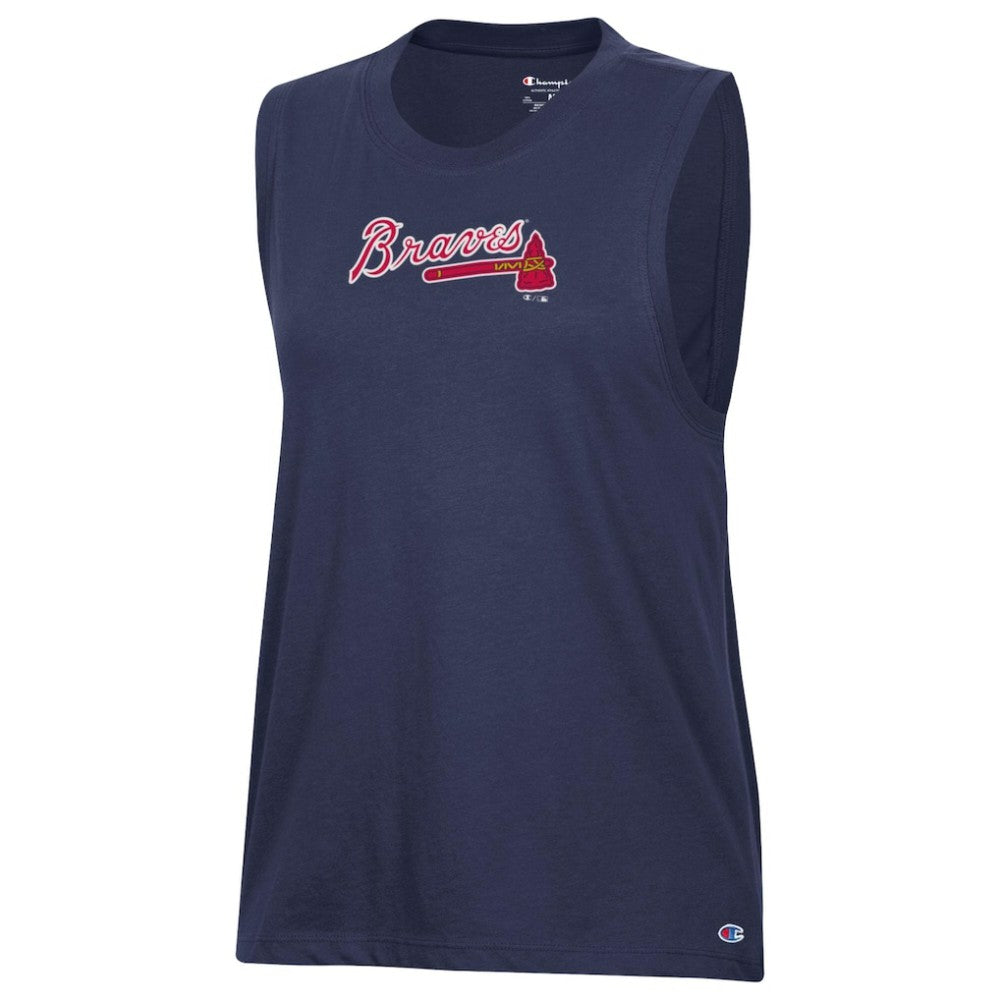 Atlanta Braves Champion Women's Muscle Tank Top - MLB Tanks