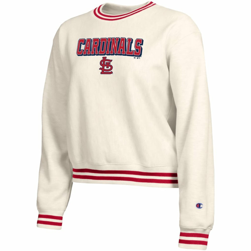St. Louis Cardinals Champion Women's Reverse Weave Sweatshirt - MLB Sweatshirts