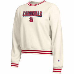 St. Louis Cardinals Champion Women's Reverse Weave Sweatshirt - MLB Sweatshirts