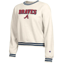 Atlanta Braves Champion Women's Reverse Weave Sweatshirt - MLB Sweatshirts