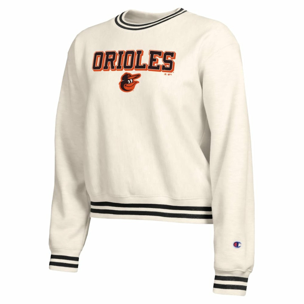 Baltimore Orioles Champion Women's Reverse Weave Sweatshirt - MLB Sweatshirts