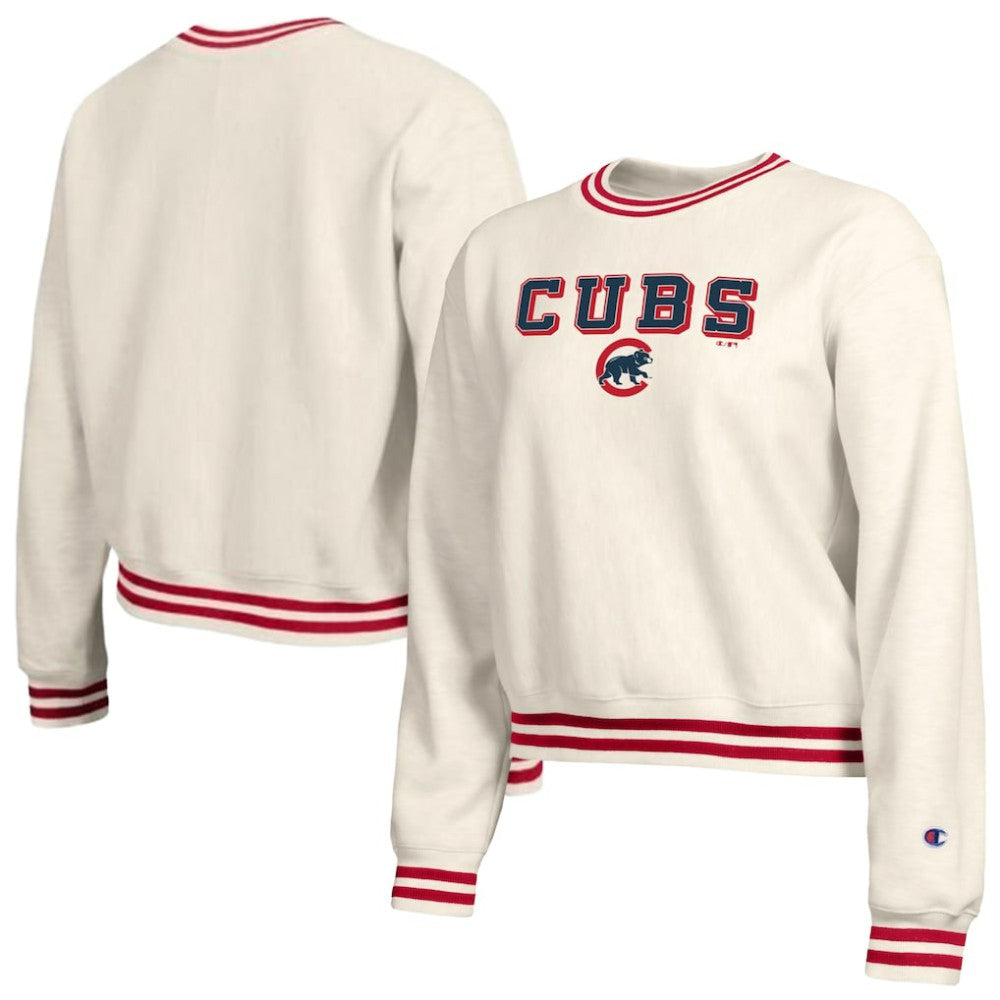 Chicago Cubs Champion Women's Reverse Weave Sweatshirt - MLB Sweatshirts