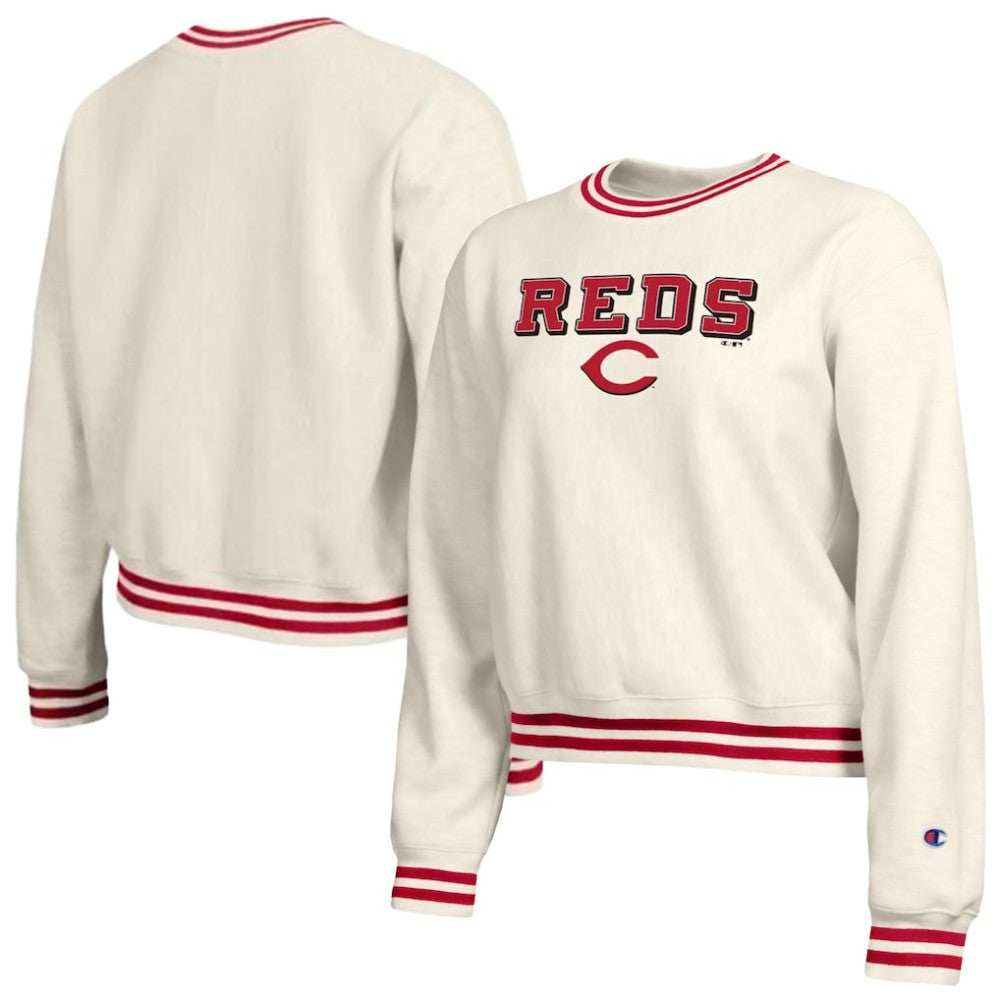 Cincinnati Reds Champion Women's Reverse Weave Sweatshirt - MLB Sweatshirts