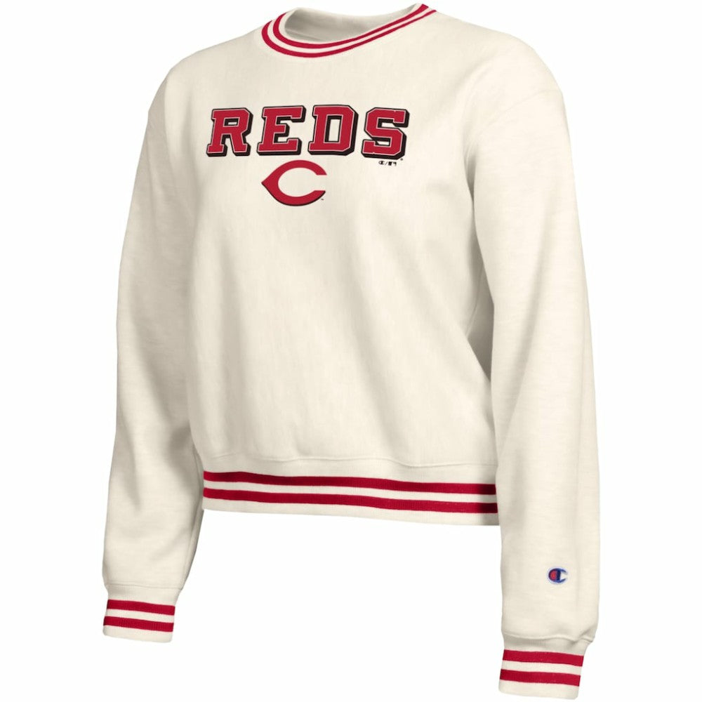 Cincinnati Reds Champion Women's Reverse Weave Sweatshirt - MLB Sweatshirts