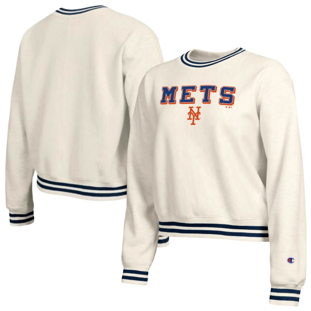 New York Mets Champion Women's Reverse Weave Sweatshirt - MLB Sweatshirts
