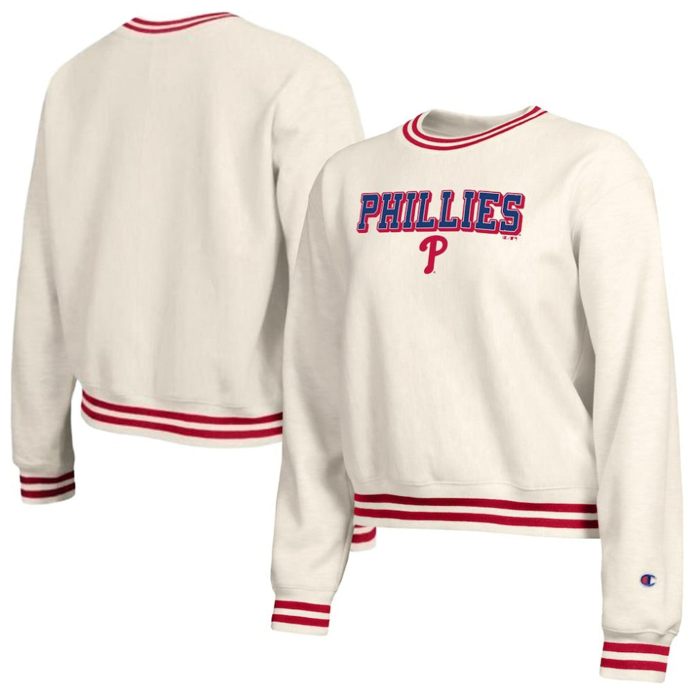 Philadelphia Phillies Champion Women's Reverse Weave Sweatshirt - MLB Sweatshirts