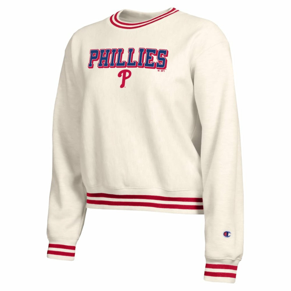 Philadelphia Phillies Champion Women's Reverse Weave Sweatshirt - MLB Sweatshirts
