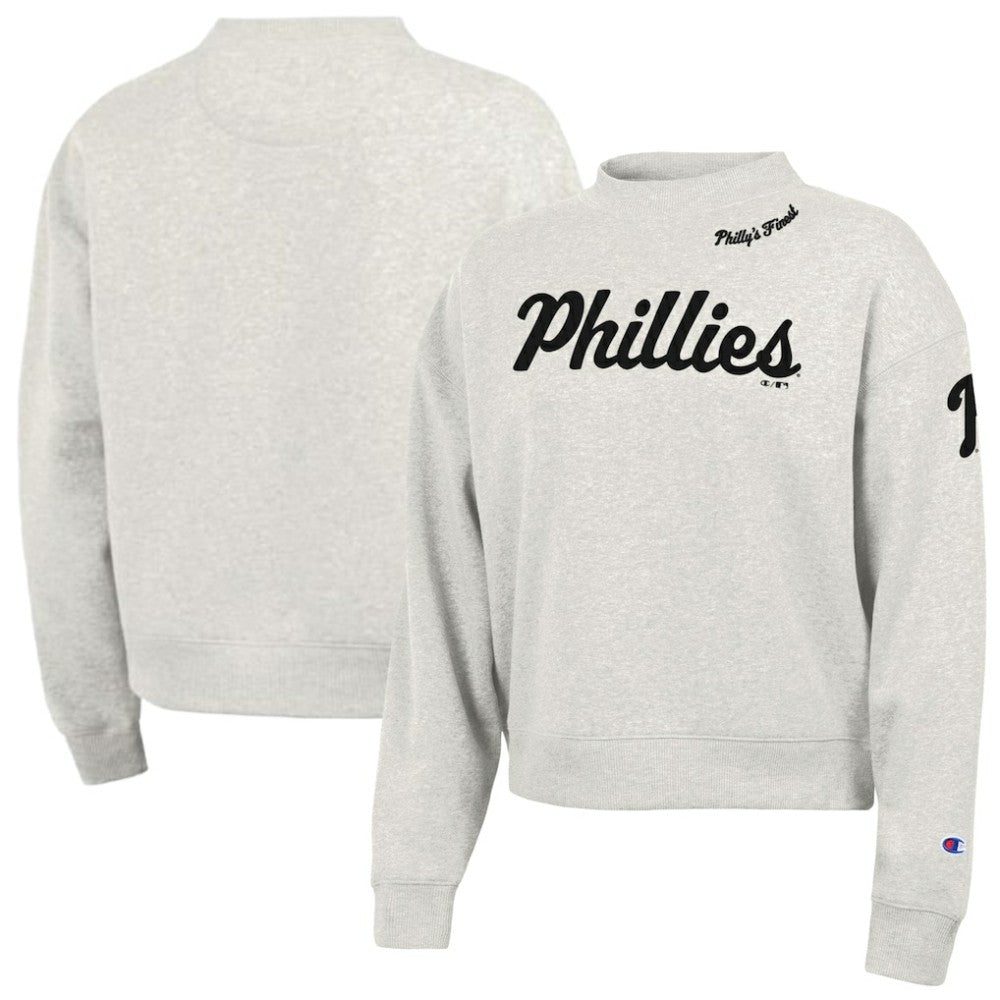 Philadelphia Phillies Champion Women's Triumph Tri-Blend Sweatshirt - MLB Sweatshirts