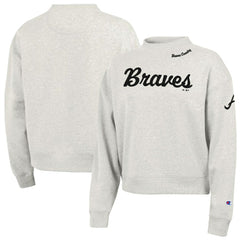 Atlanta Braves Champion Women's Triumph Tri-Blend Sweatshirt - MLB Sweatshirts