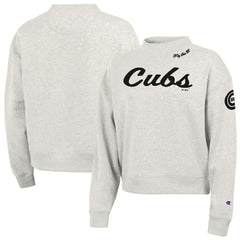 Chicago Cubs Champion Women's Triumph Tri-Blend Sweatshirt - MLB Sweatshirts