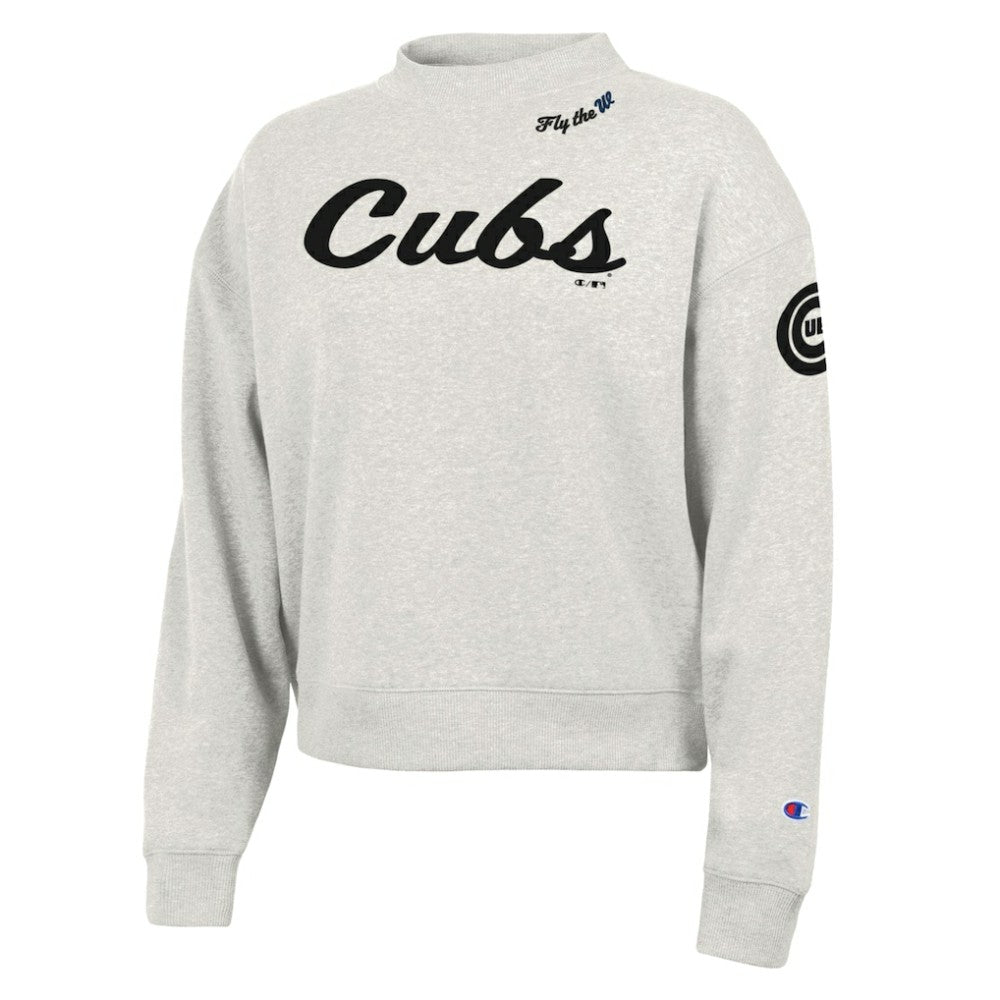Chicago Cubs Champion Women's Triumph Tri-Blend Sweatshirt - MLB Sweatshirts