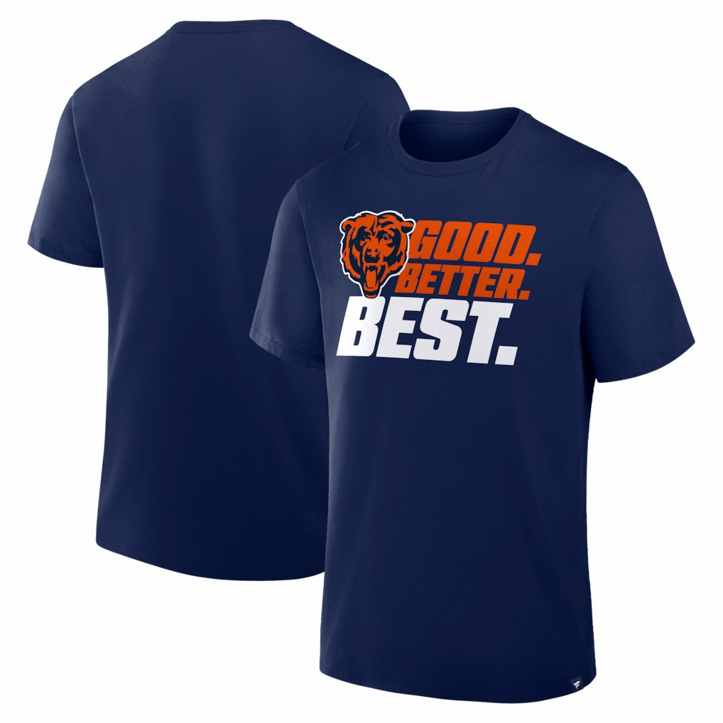 Chicago Bears Good. Better. Best. T-Shirt | NFL Near me