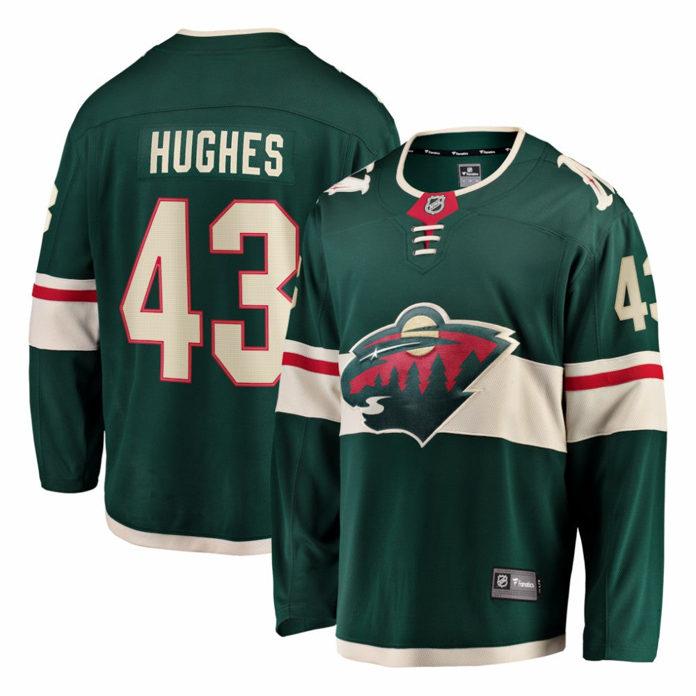 Quinn Hughes Minnesota Wild Fanatics Home Breakaway Jersey -  NHL Jerseys
