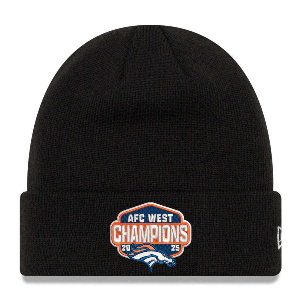 Denver Broncos 2025 AFC West Division Champions Cuffed Knit Hat | NFL New