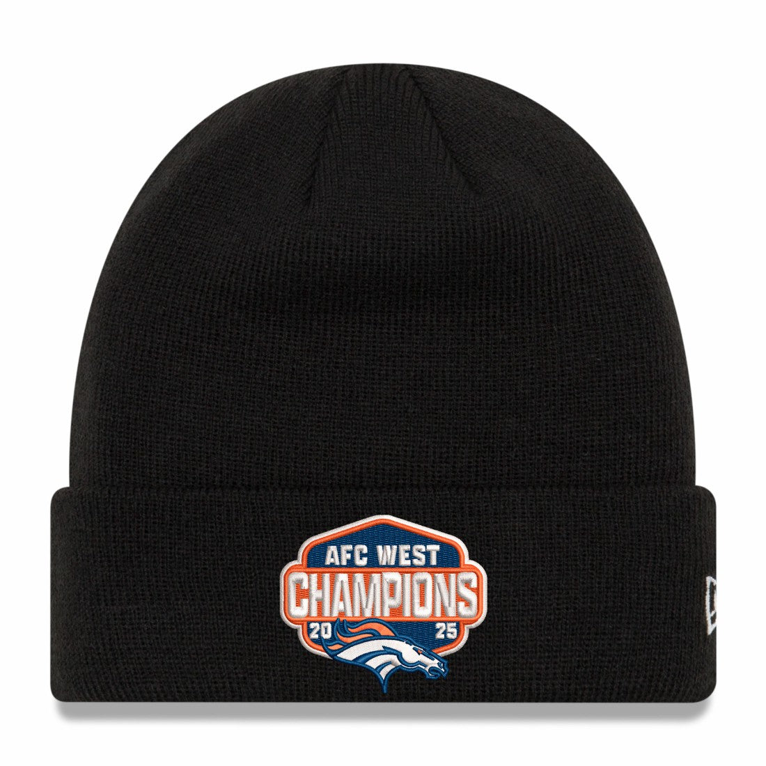 Denver Broncos 2025 AFC West Division Champions Cuffed Knit Hat | NFL New