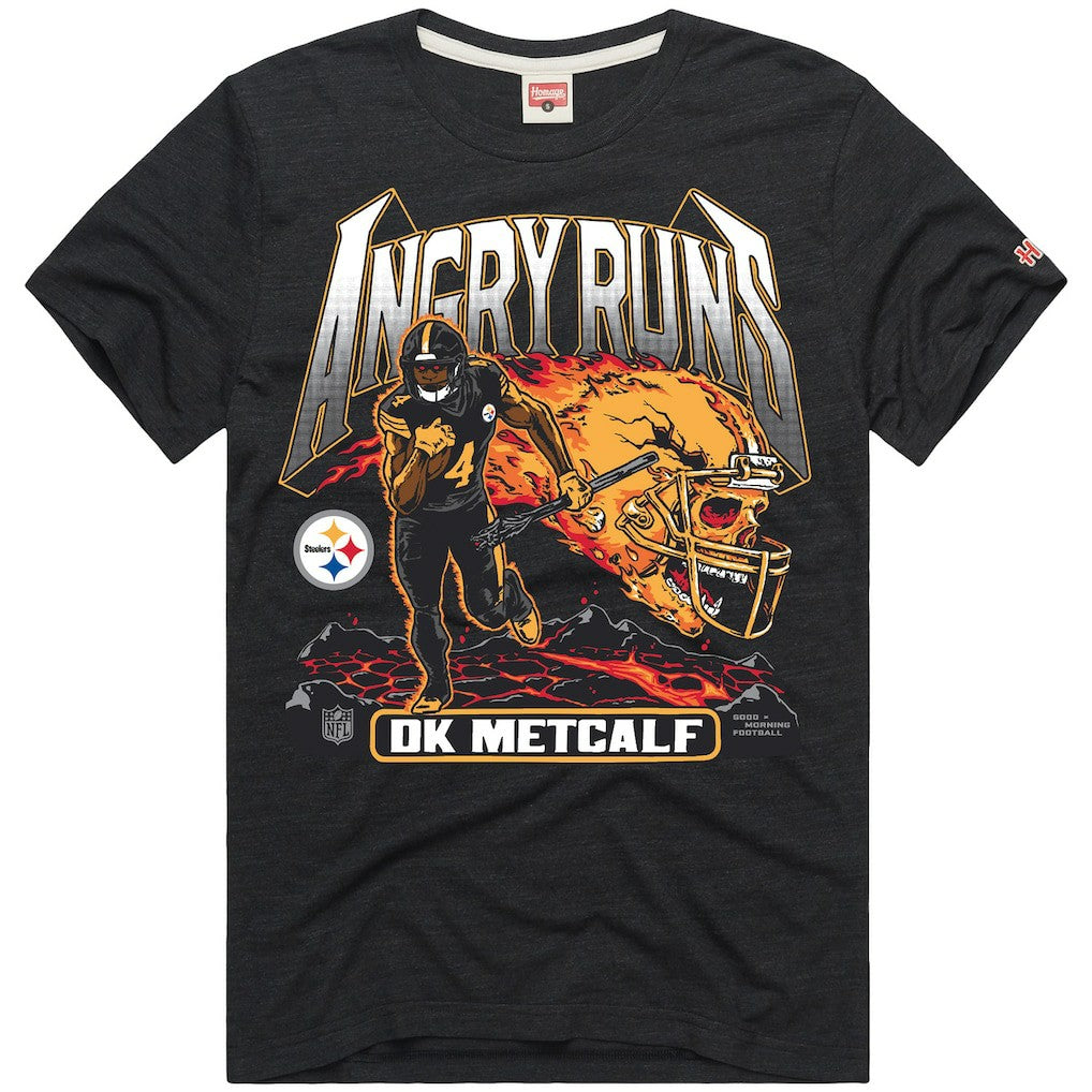Pittsburgh Steelers DK Metcalf  Homage Unisex Angry Runs Player Graphic Tri-Blend T-Shirt | NFL Near me