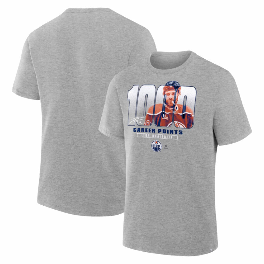 Leon Draisaitl Edmonton Oilers 1000 Career Points Legacy T-Shirt -  NHL T-shirts