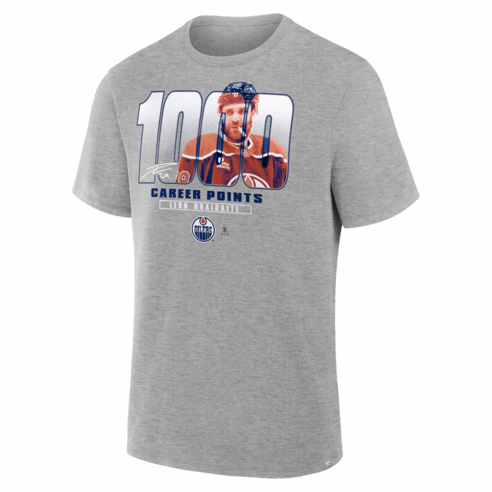 Leon Draisaitl Edmonton Oilers 1000 Career Points Legacy T-Shirt -  NHL T-shirts