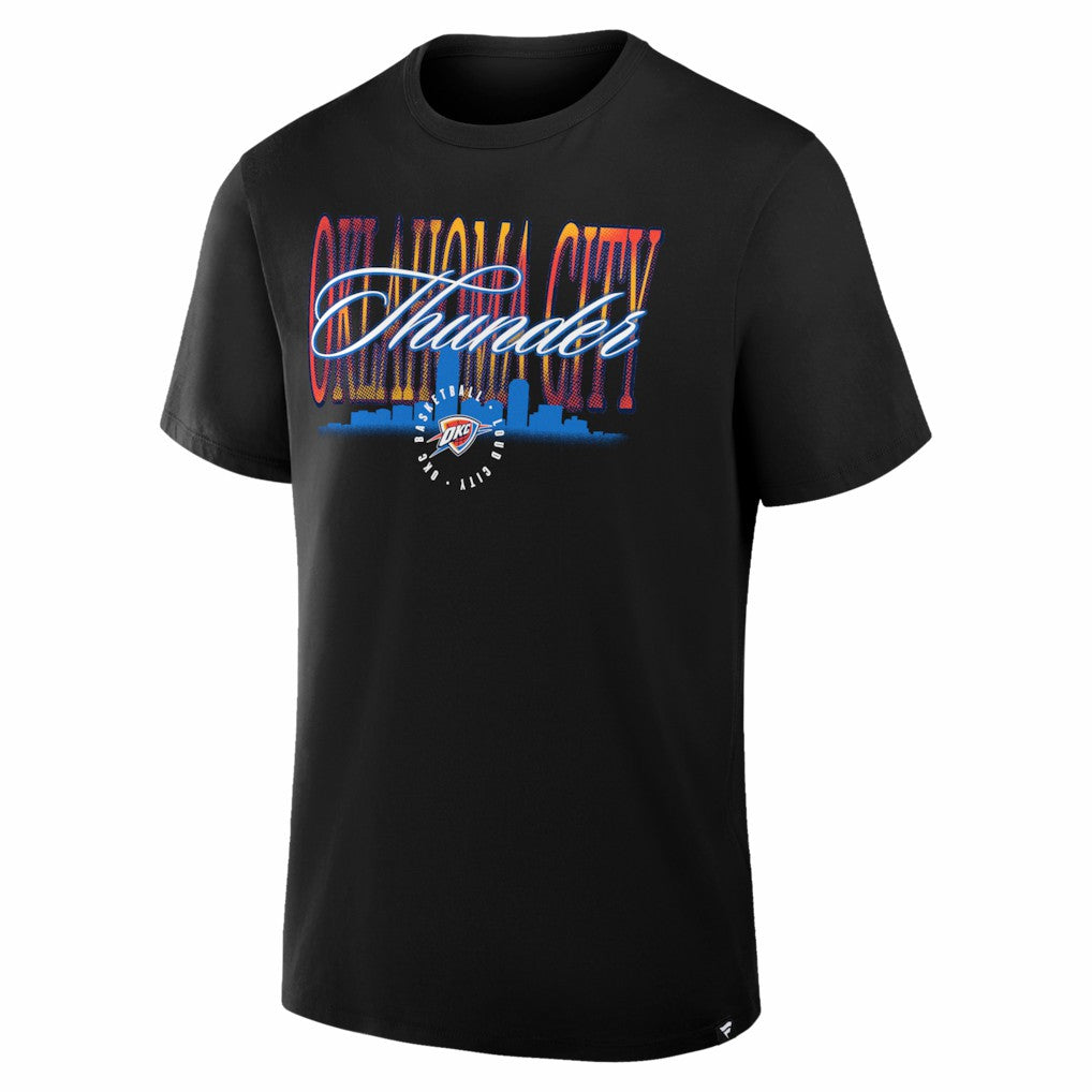 Black Oklahoma City Thunder Chase Chrome T-Shirt | NBA