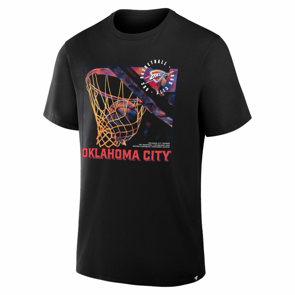 Black Oklahoma City Thunder Chase Chrome T-Shirt | NBA