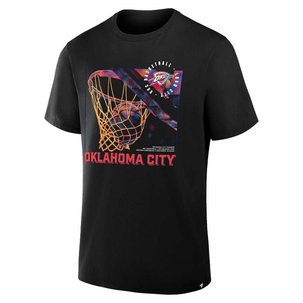 Black Oklahoma City Thunder Chase Chrome T-Shirt | NBA