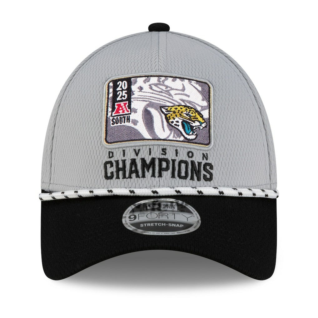 Jacksonville Jaguars 2025 AFC South Division Champions Locker Room Trophy Collection 9FORTY Adjustable Hat | NFL On sale