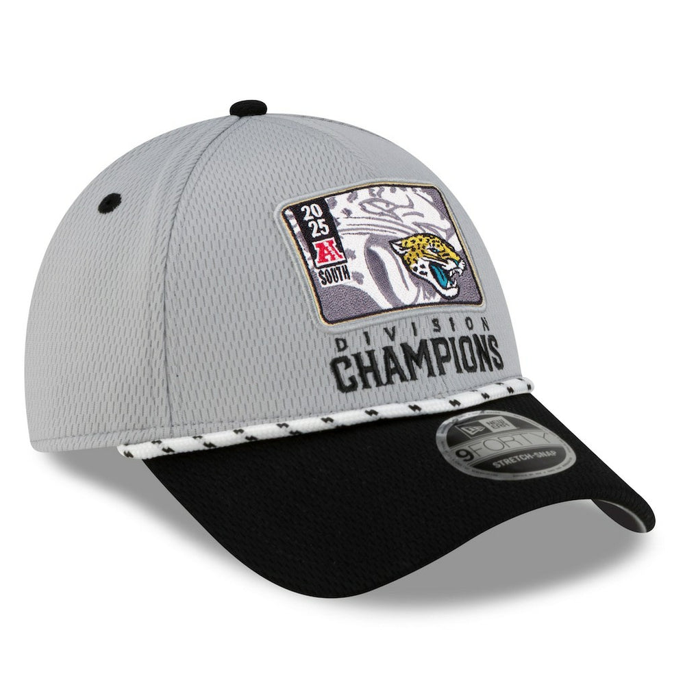 Jacksonville Jaguars 2025 AFC South Division Champions Locker Room Trophy Collection 9FORTY Adjustable Hat | NFL On sale