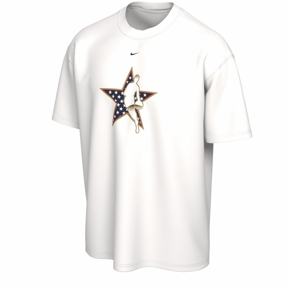 White  2026 NBA All-Star Game Star USA T-Shirt | NBA