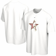 White  2026 NBA All-Star Game Stripe USA T-Shirt | NBA
