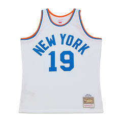 White Nathaniel Clifton New York Knicks 1950-51 Pioneers Swingman Jersey | NBA