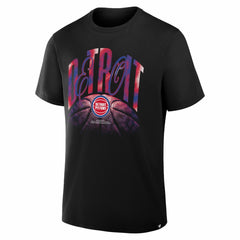 Black Detroit Pistons Chrome Legacy T-Shirt sale | NBA