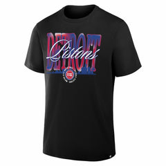 Black Detroit Pistons Chrome Legacy T-Shirt sale | NBA