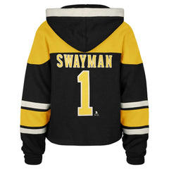Jeremy Swayman Boston Bruins '47 Women's Superior Lacer Cropped Pullover Hoodie -  NHL Hoodies