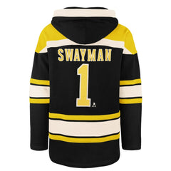 Jeremy Swayman Boston Bruins '47 Player Name & Number Lacer Hoodie -  NHL Hoodies