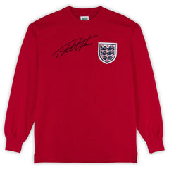 Sir Geoff Hurst England National Team Autographed 1966 Score Draw Jersey