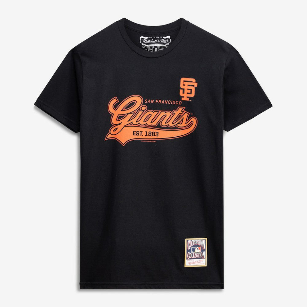 San Francisco Giants Mitchell & Ness Script Sweep Arch T-Shirt - MLB T-shirts