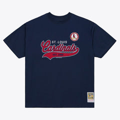 St. Louis Cardinals Mitchell & Ness Script Sweep Arch T-Shirt - MLB T-shirts