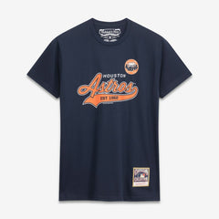 Houston Astros Mitchell & Ness Script Sweep Arch T-Shirt - MLB T-shirts
