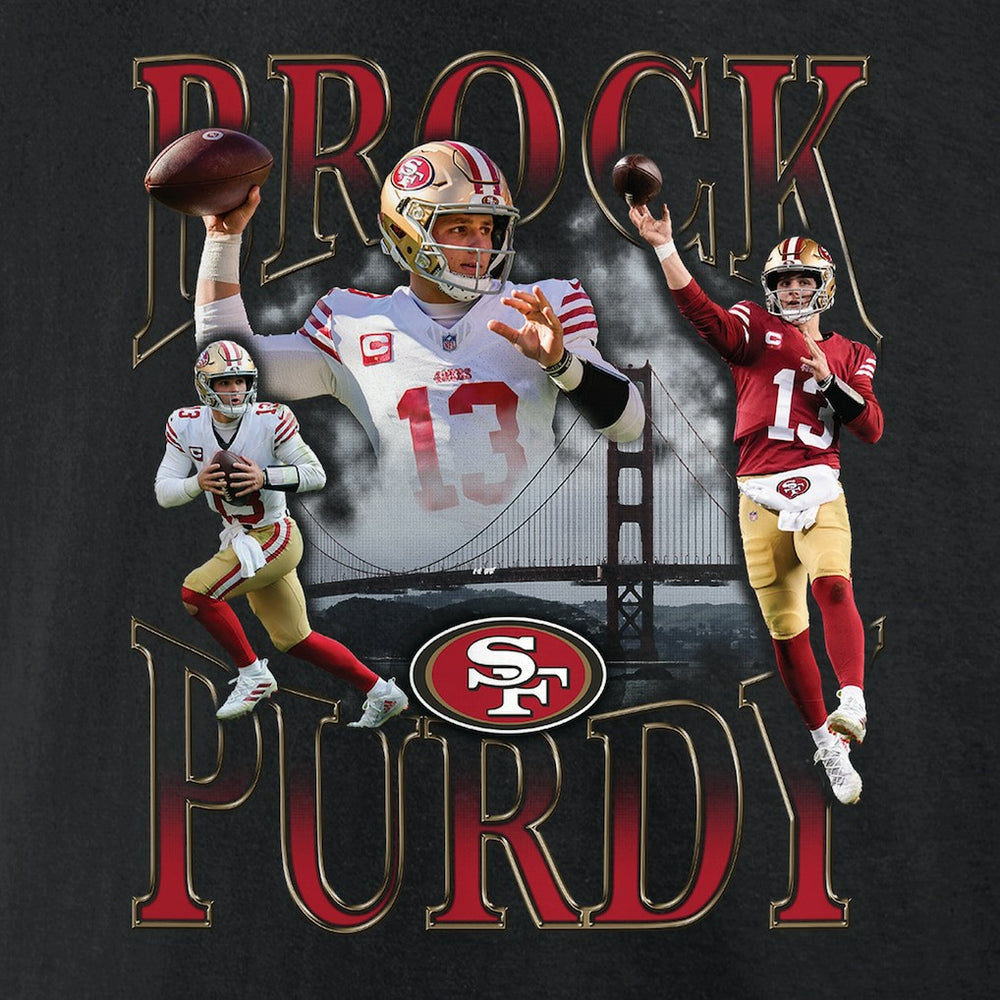 San Francisco 49ers Brock Purdy  Notorious T-Shirt | NFL Discount