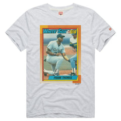 Frank Thomas Chicago White Sox Homage Unisex 1990 Topps Baseball Rookie Tri-Blend T-Shirt - MLB T-shirts
