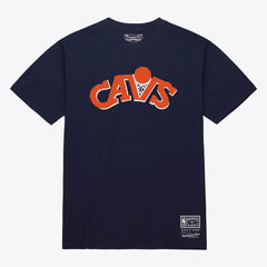 Navy Cleveland Cavaliers Unisex Hardwood Classics Arch T-Shirt sale | NBA