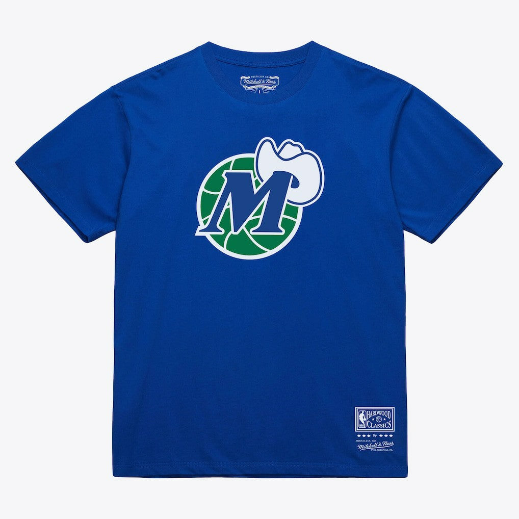 Royal Dallas Mavericks Unisex Hardwood Classics Arch T-Shirt sale | NBA