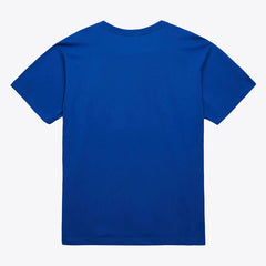 Royal New York Knicks Unisex Hardwood Classics Arch T-Shirt | NBA