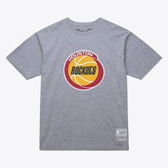 Heather Gray Houston Rockets Unisex Hardwood Classics Arch T-Shirt sale | NBA