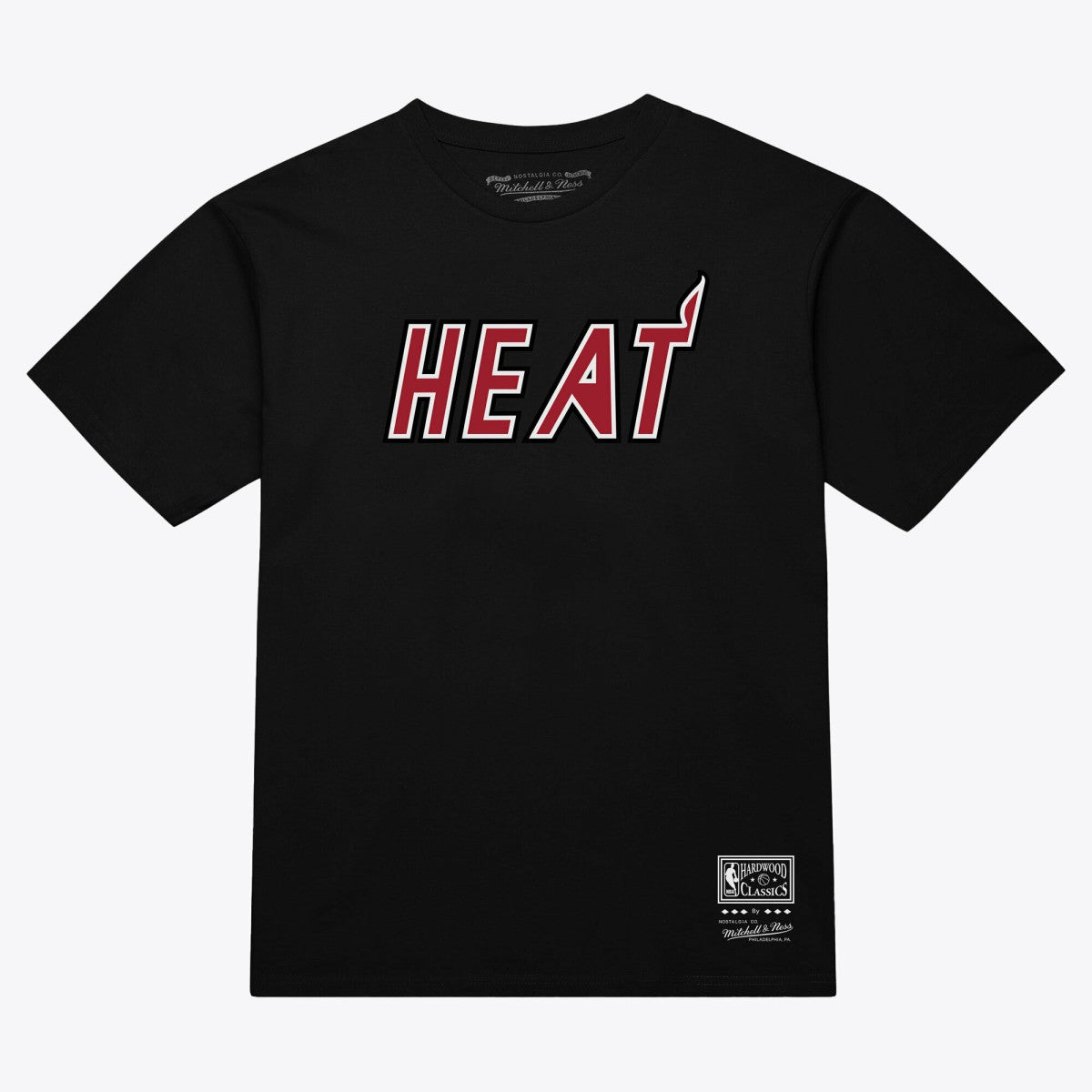 Black Miami Heat Unisex Wordmark T-Shirt | NBA