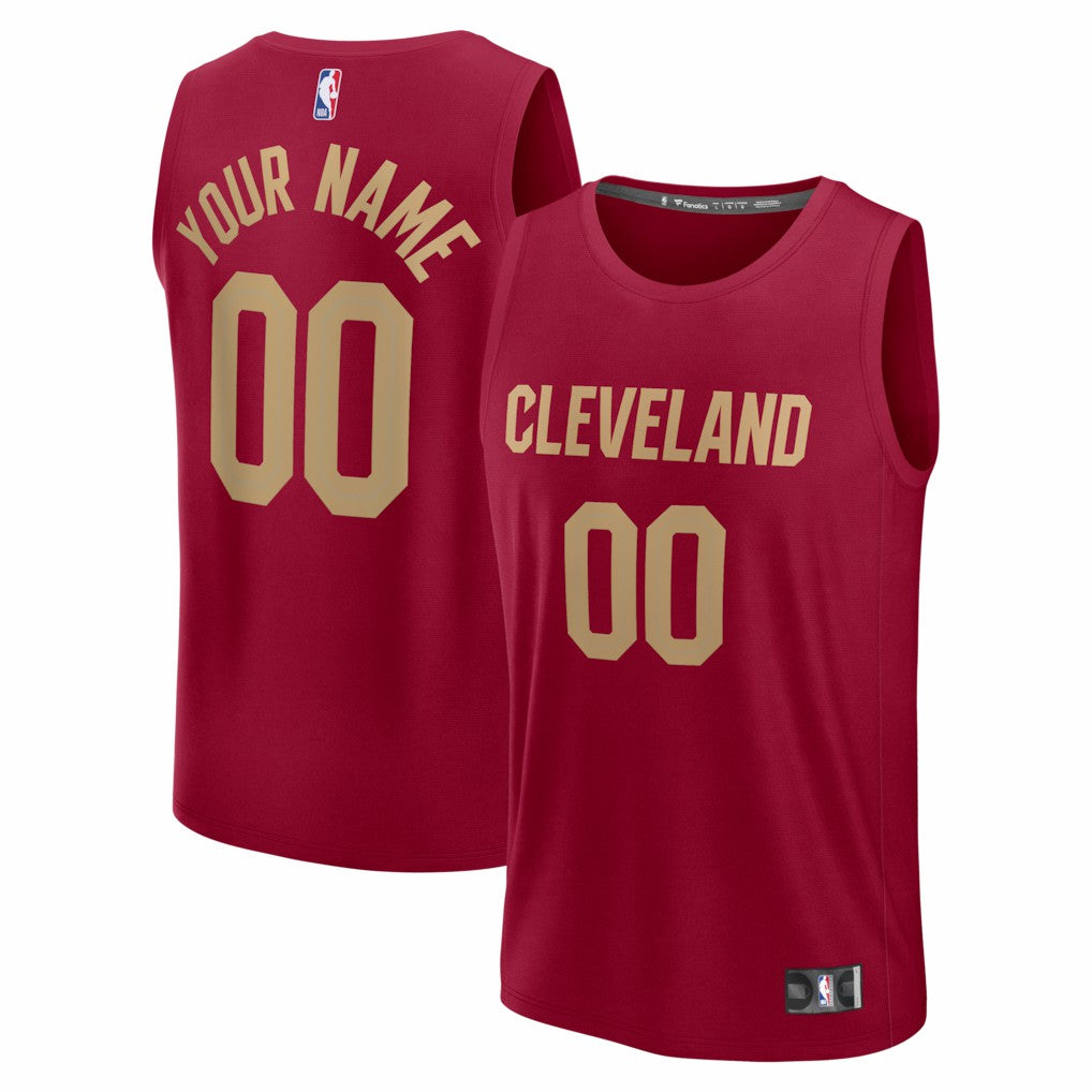 Red Cleveland Cavaliers Youth Fastbreak Custom Jersey sale | NBA