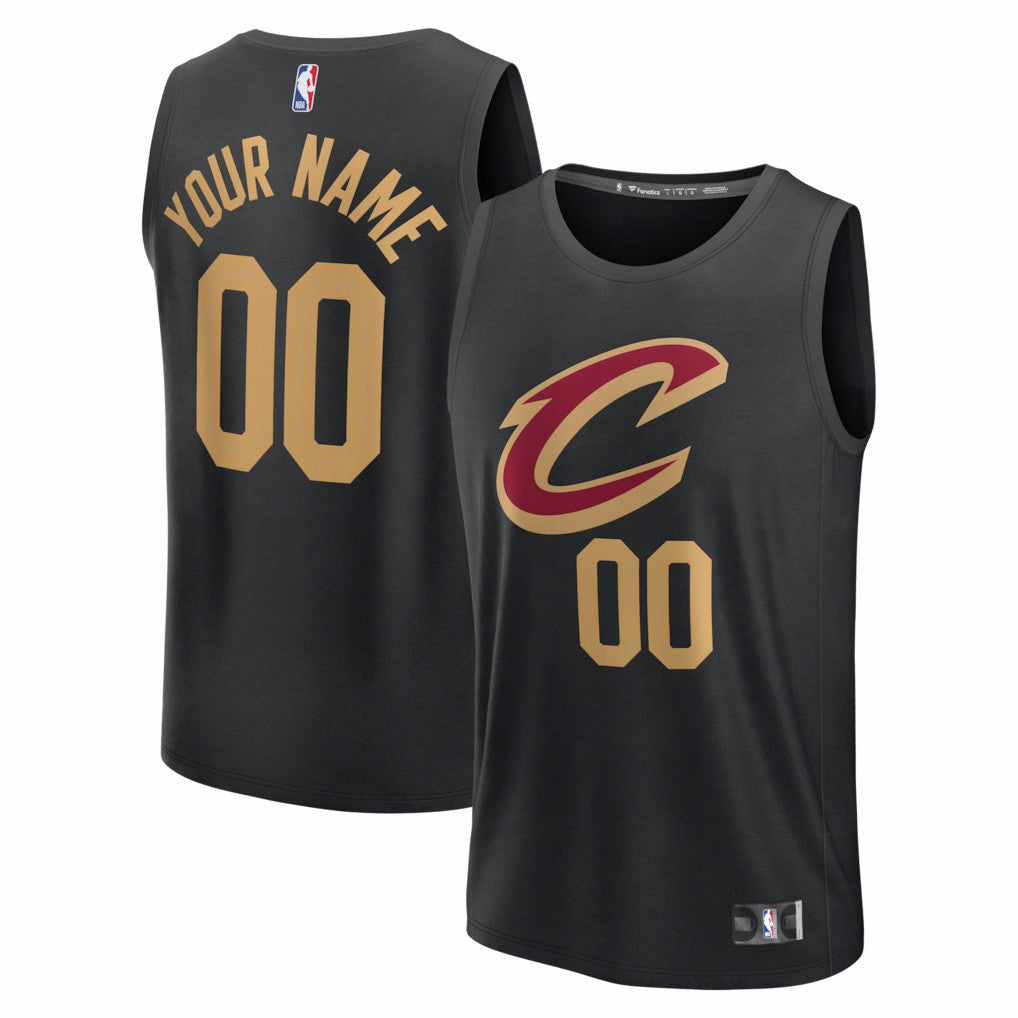 Black Cleveland Cavaliers Fastbreak Custom Jersey sale | NBA