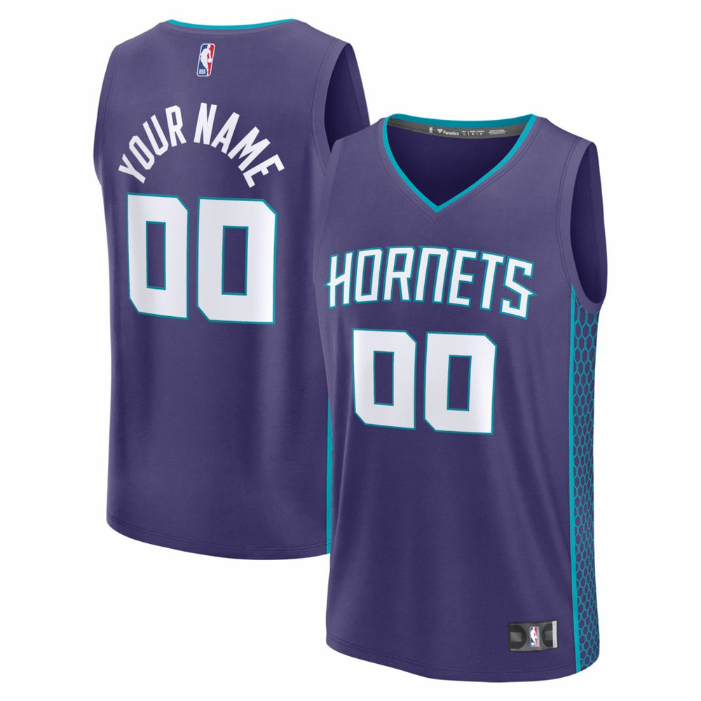 Purple Charlotte Hornets Youth Fastbreak Custom Jersey | NBA