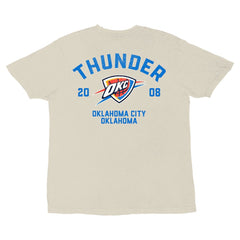White Oklahoma City Thunder Stadium Essentials Unisex Get Back Vintage T-Shirt | NBA
