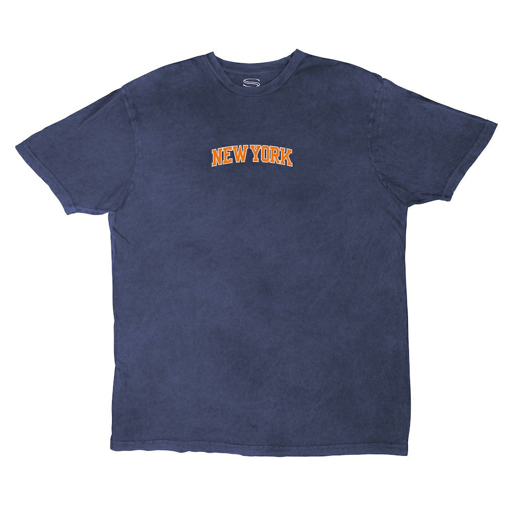Blue New York Knicks Stadium Essentials Unisex Get Back Vintage T-Shirt | NBA